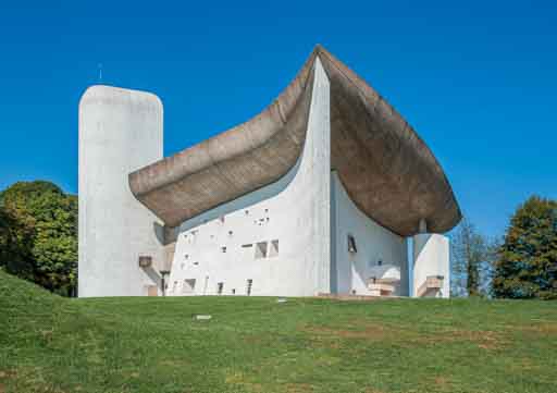Kapelle notre-dame-du-haut in Ronchamp von Le Corbusier