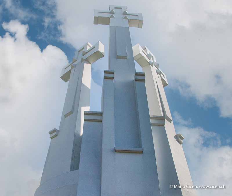 Denkmal der drei Kreuze in Vilnius